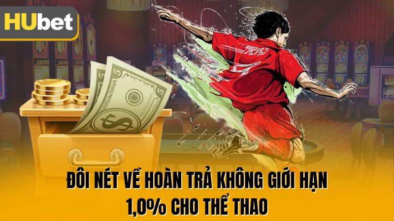 Đôi nét về hoàn trả không giới hạn 1,0% cho thể thao
